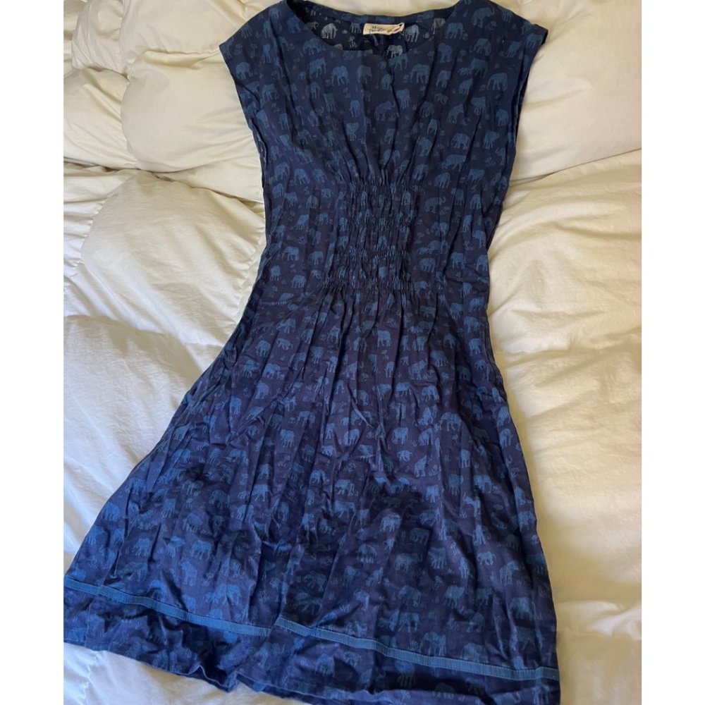 Mata Traders cute cotton dress with elephants